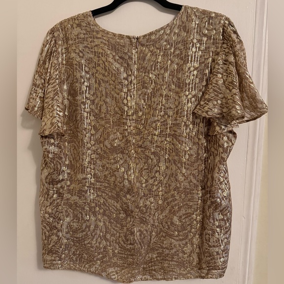 Parker womens The Rose Top, Metallic. - Picture 9 of 10